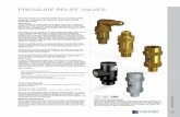 PRESSURE RELIEF VALVES - Refrigeration and Allied … DEVICES PRESSURE RELIEF VALVES The main function of a Pressure Relief Valve is to protect against accidental over-pressure of