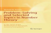 Problem-Solving and Selected Topics contest/problem solving...Problem-Solving and Selected Topics in Number Theory In the Spirit of the Mathematical Olympiads Michael Th. Rassias Foreword
