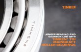 LONGER BEARING AND GEARBOX LIFE WITH TIMKEN   BEARING AND GEARBOX LIFE WITH TIMKEN TDI MAINSHAFT ROLLER BEARINGS. ... â€¢ Enhanced High-Speed Gearbox Bearings