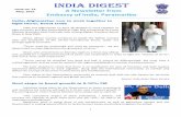 INDIA DIGEST - indembassysuriname.comindembassysuriname.com/pdf/INDIA DIGEST -Issue No... · 3 India needs this support for its Super Hercules aircraft to ensure its aircraft operate
