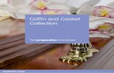 Coffin and Casket Collection - The Co-operative Funeralcare · with an inscribed nameplate and a set of six matching nickel plated handles. ... Music soothes the soul, ... An instrument