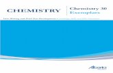 CHEMISTRY Chemistry 30 Exemplars - Alberta Education · Chemistry 30 Exemplars have been developed to assist Grade 12 teachers of chemistry in ... refer to Sample Student ... form,