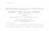 ALABAMA COURT OF CIVIL APPEALS - Alabama …alabamaappellatewatch.com/wp-content/uploads/2012/08/2110687.pdf · ALABAMA COURT OF CIVIL APPEALS ... had entered into an oral agreement