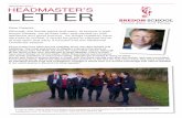 | December 2012 | HEADMASTER’S LETTER - Bredon …€¦ · HEADMASTER’S LETTER ... joining their contingent initially from next September 2013. ... letter are the details of the