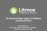 The Internet of Things: Impacts on Healthcare Security and Privacy … · AGENDA • What is the internet of things (IoT)? • IoT in healthcare (medical devices) • What are the