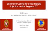 Enhanced Control for Local Helicity Injection on the ...€¦ · Layout Slide (Include for Posters) ... Enhanced Control for Local Helicity Injection on the Pegasus ST Background