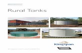 Water Management Solutions Rural Tanks · Kingspan’s Rhino rural tanks are manufactured in our Western . Australian factory under a quality management system certified to ISO 9001.