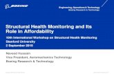 Structural Health Monitoring and Its Role in Affordabilityweb.stanford.edu/group/sacl/workshop/documents/Keynote... · Structural Health Monitoring and Its Role in Affordability 10th