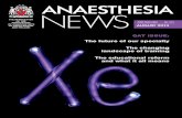 ANAESTHESIA NEWS - AAGBI · and MCQ’s. A pre course ... If you have any questions or should need further information please e-mail: ... ( idT) process was set up in 2008, after