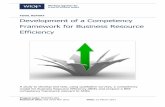 Development of a Competency Framework for … Framework...Development of a Competency Framework for Business Resource Efficiency 1 Executive summary Research overview WRAP has been