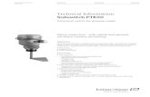 Soliswitch FTE20 Technical Information - Endress+Hauser · The Soliswitch FTE20 is a paddle switch for granular solids. ... –Switching threshold can be set even during operation