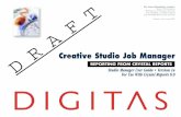 Report SM GuidePDF2.pdfTABLE OF CONTENTS — STUDIO JOB MANAGER OVERVIEW . . . . . . . . . . . . . . . . . . . . . . . . . . . . . . . . . . . . . . . . . . . . . . . . . . . . . .