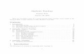 Algebraic Topology - University of Notre Damestolz/2016S_Math60440/Alg_Top_2016.pdf · Algebraic Topology Stephan Stolz ... A basic reference is Allen Hatcher’s book [Ha]. ... Here