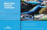 Municipal Product Catalogue - ipexna.com · Municipal Product Catalogue ISSUE DATE: ... Moulded PVC Fittings (IPSOD) ... The glass-like ﬁ nish of PVC reduces friction losses and
