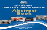 2017 SBIR/STTR Phase II and PFI Grantees Conference Abstract Book · Phase II and PFI Grantees Conference Abstract Book ATLANTA MARRIOTT ... Cognitively Intuitive Shape-Modeling and
