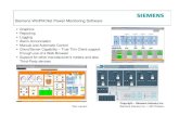 Siemens WinPM Net Power Monitoring SoftwareSiemens … · Siemens WinPM Net Power Monitoring SoftwareSiemens WinPM.Net Power Monitoring ... Alarm event logs Historical loading ...