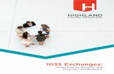 1035 Exchanges - highlandbrokerage.com H.R. Rep. No. 1337, 83rd Cong., 2d Sess. 81 (1954). Overview of 1035 Exchanges Internal Revenue Code (IRC) § 1035 provides advisors and their