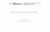 837 Professional Encounter Claims - Ohio 5010... · Document Title: 837 Professional Encounter Claims Document ID: Ohio 837P Enc CG.docx Version: 1.5 Owner: Ohio MITS Team Author: