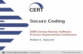 Secure Coding - Census / Wattal, Carnegie Mellon Univerisity, 2004 "Impact of Software Vulnerability Announcements on the Market Value of Software Vendors – an Empirical Investigation"