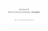Lecture 8 Short Circuit Analysis (Faults - Cairo Universityscholar.cu.edu.eg/?q=mostafa_elshahed/files/lec_8.pdf · • Define the transformers and synchronous machines representations
