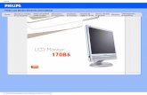 Philips LCD Monitor Electronic User’s Manual · • Zone d'affichage réelle 337,9 x 270,3 mm ... • Fiche USB Fiche USB pour connexion pratique de périphériques file: ... RETOUR