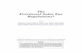 The Provincial Sales Tax Regulations* · PROVINCIAL SALES TAX E-3 REG 1 3 CHAPTER E-3 REG 1 The Provincial Sales Tax ... “contract form ... means services that are in the nature