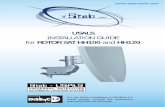 USALS installation guide - STAB | Home sat division/guide/usals/USALS... · USALS INSTALLATION GUIDE for ROTOR SAT HH100 and HH120 For the Rotor inst allation in DiSEqC1.2 mode please