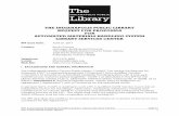 THE INDIANAPOLIS PUBLIC LIBRARY REQUEST … Automated Materials Handling System, Library Services Center 042717 The Indianapolis Public Library 3 d. Contractor shall furnish all supplies,