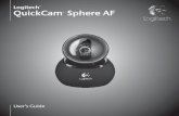 Logitech QuickCam Sphere AF · QuickCam™ Sphere AF QuickCam ... Thank you for purchasing your new Logitech QuickCam Sphere AF with Carl Zeiss optics and ... and on the web at ...