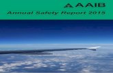 Air Accidents Investigation Branch Annual Safety Report 2015 · Annual Safety Report 2015 ... ACAS Airborne Collision Avoidance System ... now provides excellent overhead images at