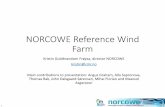 NORCOWE Reference Wind Farm - SINTEF · NORCOWE reference wind farm ... Science Meets Industry, Bergen, 15 September 2015 ... Blade O&M model for wind turbine blades Results