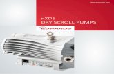 nXDS DRY SCROLL PUMPS - Vacuum and Abatement …€¦ · EDWARDS nXDS Dry Scroll Pump ... • Gas recovery and recirculation, glove boxes, brake ... Tip Seal Service Kit A735 01 801