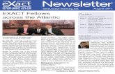 Newsletter - EXACT · rope and the US, speaking on ... the ACP regions. This conference has ... EXACT Newsletter 02/2011  4 MARIE CURIE ITN ON
