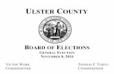 ULSTER COUNTYulstercountyny.gov/sites/default/files/documents/2016 GE Official... · Ulster County Surrogate Court Judge 114 . ... Marlo Delarosa 1 Mary Matturo. ... Donald Foley