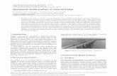 Operational modal analysis of road-rail bridge · a Corresponding author: rsampaio@ufpa.br Operational modal analysis of road-rail bridge M. Cardoso1, R. A. C. Sampaio1,a, R. M. de