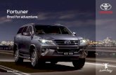 Bred for adventure. - Toyota Australia/media/toyota/vehicles/fortuner/files/... · space. ISOFIX child ... advanced connectivity for AUX/USB5 and Bluetooth®6 functions. ... Crusade