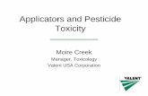 Applicators and Pesticide Toxicity - UF/IFAS OCI ·  · 2011-05-16Toxicology: The Science of Poison “All substances are poisons; there is none which is not a poison. The right