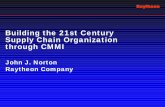 Building the 21st Century Supply Chain Organization ...tem-sw.com/library/CMMI_Norton.pdfTo be recognized globally by the Supply Chain Profession as a major provider of excellence