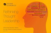 Rethinking Thought Leadership - Oxford Economics Leadership... · RD ECMICS  Introduction Advisory Panels and Peer Interchange Charts, Infographics, and Dashboards Global Surveys