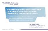 Simulation of Fuel Behaviours under LOCA and RIA … EXPERTS, FIND PARTNERS INTERNAL SIMULATION OF FUEL BEHAVIOURS UNDER LOCA AND RIA USING FRAPTRAN AND UNCERTAINTY ANALYSIS WITH DAKOTA