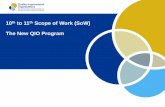 10th to 11th Scope of Work (SoW) - QIO) Programqioprogram.org/sites/default/files/ProviderCallSlides 07232014.pdf · 2 Agenda I. 10th Scope of Work (SoW) II. 11th Scope of Work (SoW)