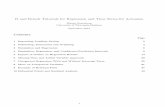 R and Rcmdr Tutorials for Regression and Time …instruction.bus.wisc.edu/jfrees/UWCAELearn/SiteAssets/Lists/Rcmdr...R and Rcmdr Tutorials for Regression and Time Series for ... 10