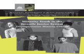 Disproportionate Minority Contact Minority Contact By Jeff Armour and Sarah Hammond ... It is prepared under a partnership project of NCSL’s Criminal Justice Program in