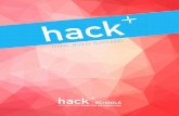 PROSPECTIVE CHAPTER INFORMATION - HackPlus SHOULD YOU START A HACK+SCHOOLS CHAPTER AT YOUR SCHOOL? Great question. Let’s talk a little bit about what makes Hack+ programs unique