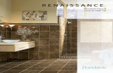 RENAISSANCE - Syracuse Tile & Marble TILE Renaissance.pdfTypical Uses Renaissance porcelain tile is ADA compliant and appropriate for all residential and commercial wall and countertop