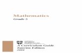 N:ElementaryMathematics Grade 5 Curriculum … CURRICULUM GUIDE - GRADE 5 i Acknowledgements The Departments of Education of New Brunswick, Newfoundland and Labrador, Nova Scotia,