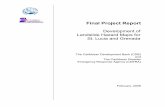 Final Project Report - Home | Caribbean Development … PROJECT REPORT Development of Landslide Hazard Maps for St. Lucia and Grenada 3 EXECUTIVE SUMMARY The Caribbean Development