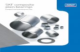 SKF composite plain bearings€¦ · Compact and maintenance-free Composite plain bearings are primarily used for bearing arrangements where heavy loads have to be supported and where