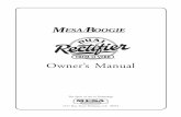 mesa trem o verb manual - MESA BOOGIE Manuals/Tremoverb.pdf · The Spirit of Art in Technology ... patented pioneering Mesa/Boogie circuits that led to the refinement of your new