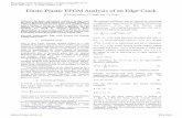 Elasto-Plastic EFGM Analysis of an Edge Crack - IAENG · Elasto-Plastic EFGM Analysis of an Edge Crack B Aswani Kumar, I V Singh, and V H Saran Abstract-In this paper, elasto-plastic